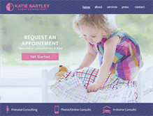 Tablet Screenshot of katiebartley.com